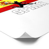 スペインサッカー代表 ポスター (角)