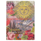 スペインサンシャイントラベスペインのルアート クリップボード (裏面)