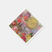 スペインサンシャイントラベスペインのルアート スタンダードカクテルナプキン (角)