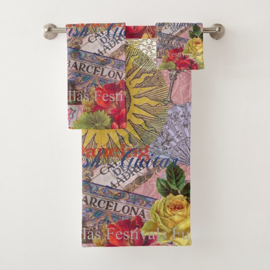 スペインサンシャイントラベスペインのルアート バスタオルセット (インサイチュ)