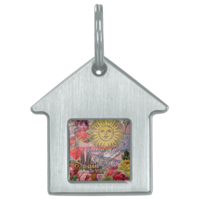 スペインサンシャイントラベスペインのルアート ペットネームタグ (正面)