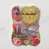 スペインサンシャイントラベスペインのルアート 招待状 (正面/裏面)