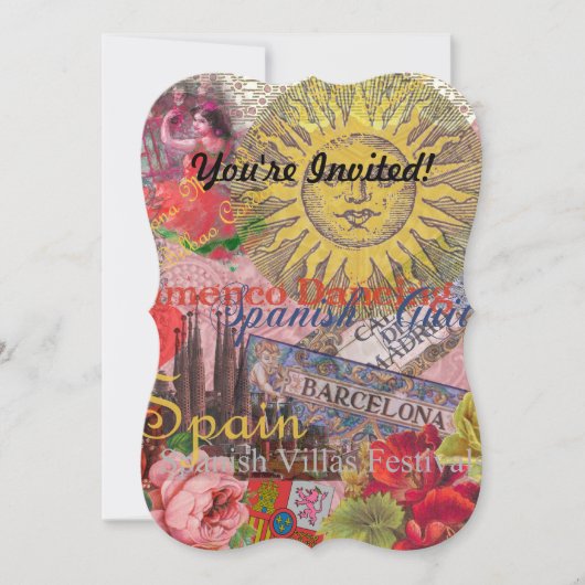 スペインサンシャイントラベスペインのルアート 招待状 (正面)