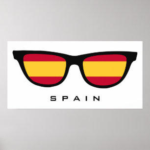 スペインシェーカスタムズ文字&カラーポスター ポスター