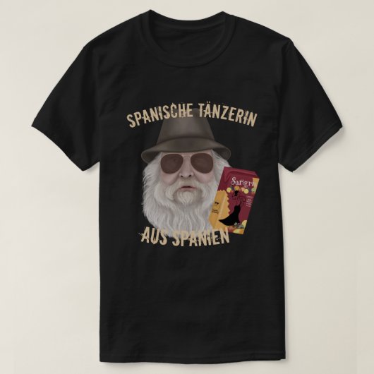 スペインスペインののダンサー Tシャツ (デザイン正面)