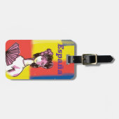 スペインスペインののポスター。 ラゲッジタグ (正面横)