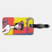 スペインスペインののポスター。 ラゲッジタグ (裏面横)