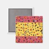 スペインスペインのの有名なアイテムを持つ国旗 マグネット (正面/裏面)