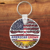 スペインスペインのアメリカ合衆国アメリカ合衆国統一された州ツリー キーホルダー (裏面)