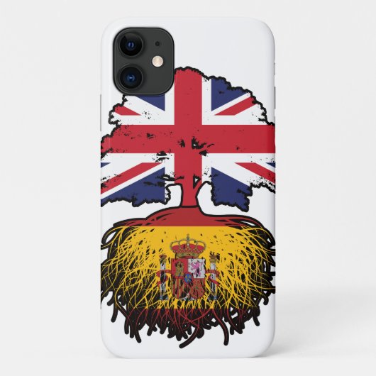 スペインスペインのイギリス英統一された国イギリス Case-Mate iPhoneケース (裏面)