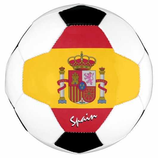スペインスペインのサッカー国旗/スポーツ サッカーボール (正面)