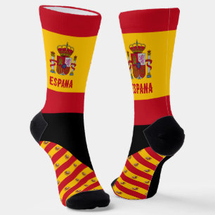スペインスペインのソックス、旗の色、スペイン/スポーツ ソックス