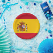 スペインスペインのフラグ ペーパープレート (パーティー)