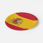 スペインスペインのフラグ ペーパープレート (アングル)