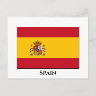スペインスペインのフラグ ポストカード