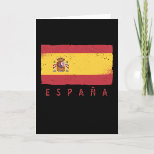 スペインスペインのヴィンテージギフトサッカー国旗 カード