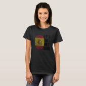 スペインスペインの国旗の親スペインのたち Tシャツ (正面フル)