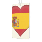 スペインスペインの国旗 カーエアーフレッシュナー (左)