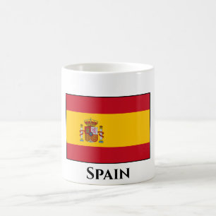 スペインスペインの国旗 コーヒーマグカップ