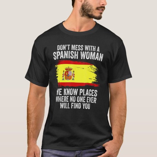 スペインスペインの国旗 Tシャツ (正面)
