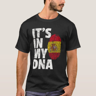 スペインスペインの国旗IT in MY DNA Christmas Gift C Tシャツ