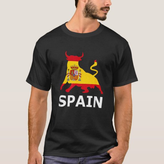 スペインスペインの闘牛スペイン Tシャツ (正面)