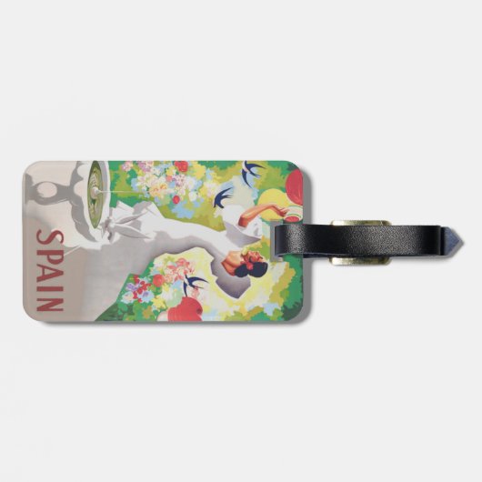 スペインセノリタバーズフラワーズフィエスタガーデン ラゲッジタグ (裏面横)