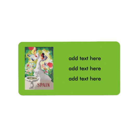 スペインセノリタバーズフラワーズフィエスタガーデン ラベル (正面)