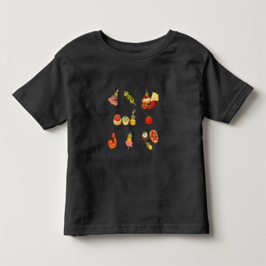 スペインタパス盛り合わせ トドラーTシャツ (正面)