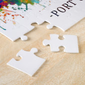 スペイントリニダード·トバゴスカイライン港 ジグソーパズル (側面)