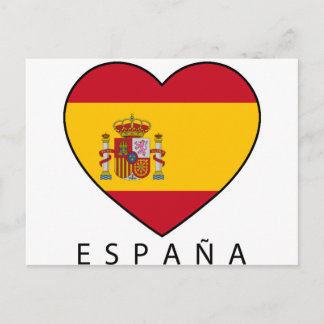 スペインハート（黒のESPANA） ポストカード