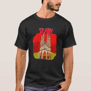 スペインバルセロナカタロニアビジタースペインの Tシャツ