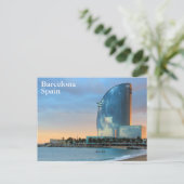 スペインバルセロナヴィンテージトラベルツーリズム追加 ポストカード (スタンド正面)