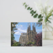 スペインバルセロナヴィンテージトラベルツーリズム追加 ポストカード (スタンド正面)