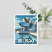 スペインビルバオヴィンテージ有名なトラベルプレイス ポストカード (スタンド正面)