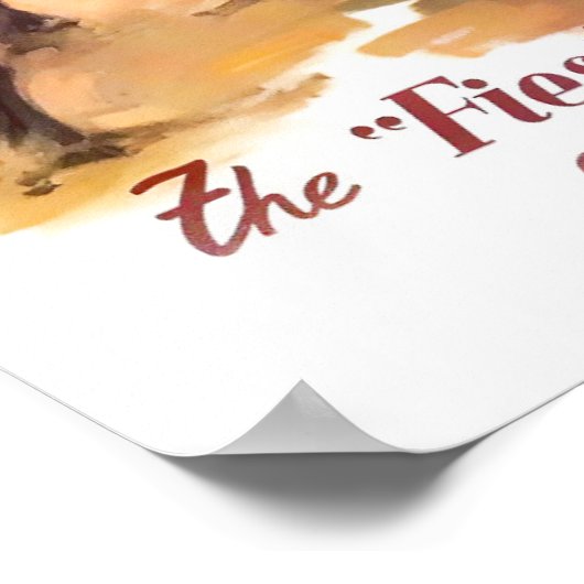 スペインフィエスタデトロスヴィンテージ旅行 ポスター (角)