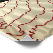 スペインフラメンコダンサーヴィンテージ旅行 ポスター (角)