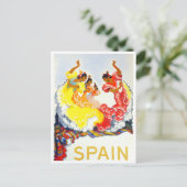 スペインフラメンコヴィンテージ旅行 ポストカード (スタンド正面)