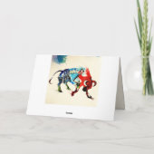 スペインブルヴィンテージトラベルラブウォーター色 カード (裏面)