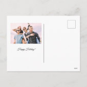 スペインブルヴィンテージトラベルラブウォーター色 シーズンポストカード (裏面)