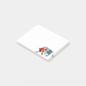 スペインブルヴィンテージトラベルラブウォーター色 ポストイット (アングル)