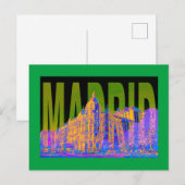スペインマドリード ポストカード (正面/裏面)