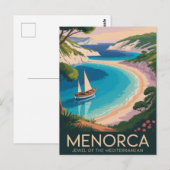 スペインメノルカ島 ポストカード (正面/裏面)