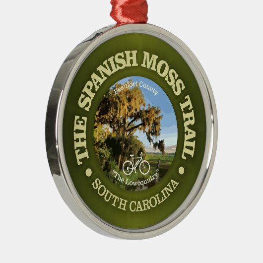 スペインモスのトレイル(サイクリングc) メタルオーナメント (右)