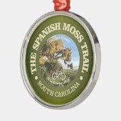 スペインモスのトレイル(サイクリングc) メタルオーナメント (左)