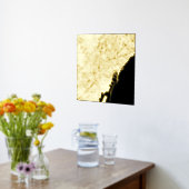 スペインモダンエレガントバルセロナの上品なギフトマップ 箔ポスター (レイダウン (キッチン))