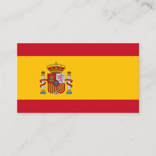 スペインモダン、名刺、フラスペインのグ/QRコード 名刺 (正面)