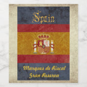 スペインワインラベル ワインラベル (シングルラベル)