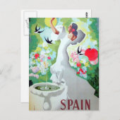スペインヴィンテージはがき ポストカード (正面/裏面)