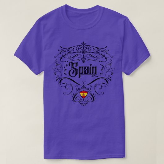 スペインヴィンテージデザイン1 Tシャツ (デザイン正面)